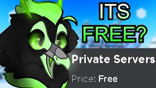 PRIVATE SERVERS are FREE  Roblox Feather Family [upl. by Faunie]