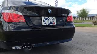 BMW 550i Exhaust sound [upl. by Alban941]