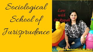 Jurisprudence  Sociological School of Jurisprudence [upl. by Jeffie]