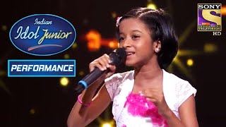 Ranitas Magical Performance On Jhumka Gira Re  Indian Idol Junior 2 [upl. by Nwahsaj]