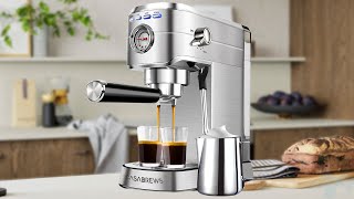 CASABREWS Espresso Machine 20 Bar Coffee Maker [upl. by Herold]