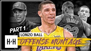 Lonzo Ball Rookie Montage Full Offense Highlights 20172018 Part 1  Making NBA Debut [upl. by Elli352]