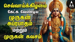 TUESDAY Murugan Suprabatham amp Murugan Kavasam  SPL MURUGAN TAMIL DEVOTIONAL SONGS [upl. by Maxim]