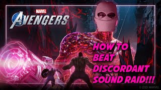 HOW TO BEAT DISCORDANT SOUNDMarvels Avengers [upl. by Emee]