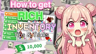 ⭐️15 TIPS TO GET RICH ADOPT ME INVENTORY⭐️🤑 Tips amp Tricks💰 [upl. by Salome]