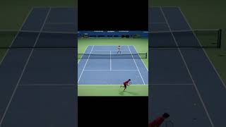 Top Spin 2K25 Federer Forehand Passing Shot shorts [upl. by Aneen310]