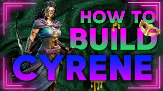 How to BUILD Cyrene 💥 DOMINATE the Arena  Watcher of Realms watcherofrealms [upl. by Dinan]