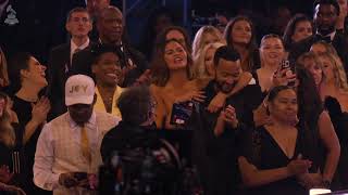 Watch JOHN LEGEND CHRISSY TEIGEN JON BATISTE amp Audience Reactions At The 2024 GRAMMYs [upl. by Demha]