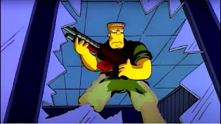 The Simpsons S02E15  Very First McBain Scene thesimpsons [upl. by Labina789]