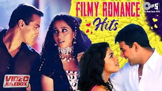 Filmi Romantic Hits  Video Jukebox  Love Bollywood Sadabahar Gaane  Hindi Songs [upl. by Dloniger]