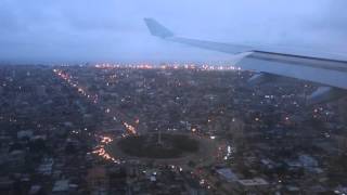 Landing at Cotonou Airport [upl. by Enaj]