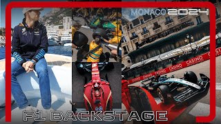 Backstage in Monaco  Practice Day at MonacoGP 2024 [upl. by Rotman]