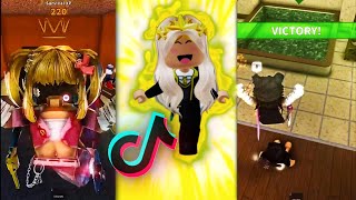 😱MM2 TIKTOK COMPILATION 😍 MURDER MYSTERY 2  😭ROBLOX MOMENTS 101 [upl. by Laeno]