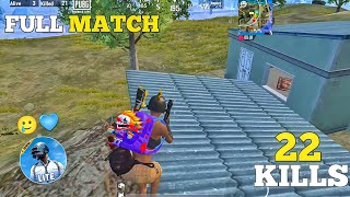 22 KILLS 🥵🔥 SOLO VS SQUAD FULL GAMEPLAY PUBG MOBILE LITE [upl. by Kuebbing]