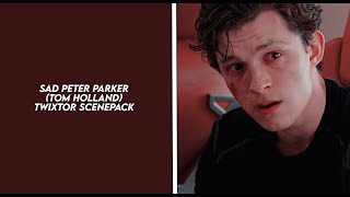 sad peter parker tom holland twixtor scenepack [upl. by Atrahc]