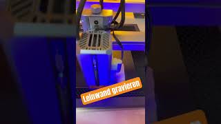 Leinwand gravieren diodenlaser lightburn diy [upl. by Whitver614]