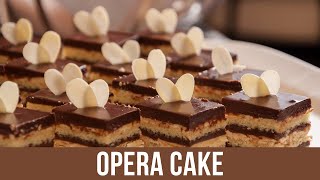 Opera Cake  Bitrecipes [upl. by Artema]