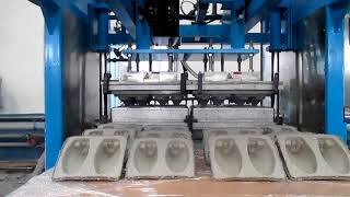 Shoe Tray Paper Pulp Machine Molded Pulp Pulping Machine [upl. by Eduj]