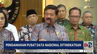 Pemerintah Tingkatkan Pengamanan Pusat Data Nasional  Beritasatu [upl. by Nylauqcaj130]