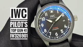 IWC Pilots Top Gun 41 IW326901 [upl. by Rosdniw]