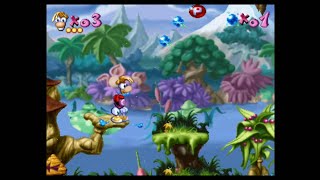 Rayman  Gameplay PS1 [upl. by Ydorb]