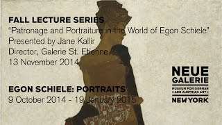 quotPatronage and Portraiture in the World of Egon Schielequot a lecture by Jane Kallir [upl. by Nessa24]