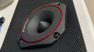 Pioneer Super Tweeter TSB350 Review and Install [upl. by Ellennahc]