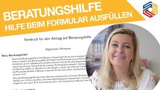 Beratungshilfe Wie fülle ich das Formular aus  schrittweise Anwalt Dr Seiter Delmenhorst erklärt [upl. by Cherrita]