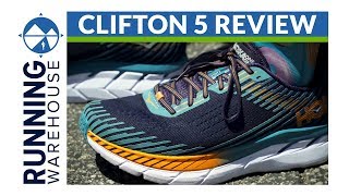 Hoka One One Clifton 5 Running Shoe Review [upl. by Amie181]