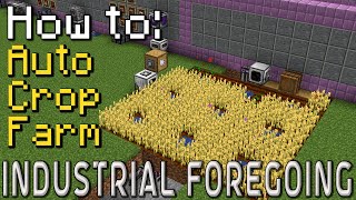 How to Industrial Foregoing  Crop Farming Minecraft 1201 [upl. by Betti639]