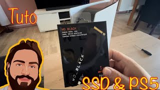 Tuto installation ssd Western Digital black sn850 sur ps5 [upl. by Anett]