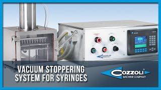 Vacuum Stoppering System for Filled Syringes  MVP [upl. by Janina]