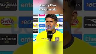 kendry paez decepcionado de su partido contra argentina [upl. by Aurora]