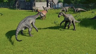 Iguanodon VS Iguanodon Update 16  Jurassic World Evolution [upl. by Malvin]