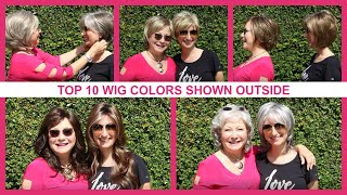 Top 10 Wig Colors Shown Outside Official Godivas Secret Wigs Video [upl. by Ethelind3]