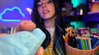 ASMR You Are My Art Project 🎨❤️ camera touching  personal attention role play ✨ [upl. by Argyres]