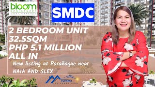 2 Bedroom Condo near NAIA and SlexSMDC Bloom Residences [upl. by Hortensa]