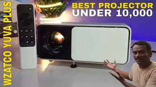 Wzatco Yuva Plus Projector 250 inch Screen Test amp Review ⚡️By Technical Reaction [upl. by Atinahc]