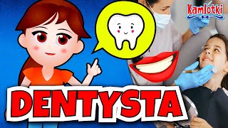 🦷 Zawód Dentysta dla Dzieci – film edukacyjny 🦷 Zdrowe zęby i próchnica  Kamlotki [upl. by Riggins371]