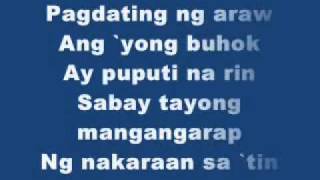 Kahit Maputi Na Ang Buhok kowith Lyrics [upl. by Modnar793]