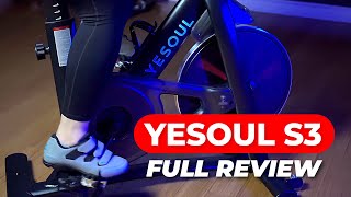 Yesoul S3 G1 REVIEW Budget Peloton Features Noise Level Build Quality Ride Feel Zwift Bluetooth [upl. by Mines]