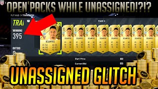 NEW FIFA UNASSIGNED GLITCH OPEN PACKS WHILE UNASSIGNED [upl. by Azral867]