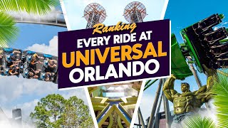 Every Ride at Universal Orlando Resort RANKED 2024 [upl. by Isyed509]