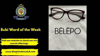 Learn Bubi of Bioko Island  Vocabulary glasses [upl. by Eunice]