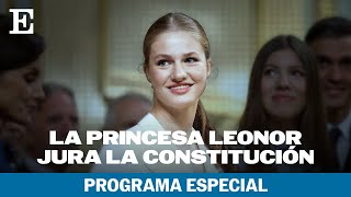 Así ha sido la jura de la Constitución de la princesa Leonor Programa especial en directo  EL PAÍS [upl. by Amalee]