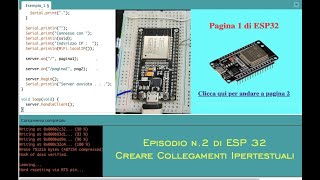 2  ESP32  Creazione Collegamenti Ipertestuali [upl. by Keifer193]