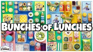 FUN and EASY School Lunch Ideas  What They Ate 🍎 BUNCHES of LUNCHES [upl. by Polard]