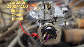 Autolite 21004100 Electric Choke Install [upl. by Kerk65]