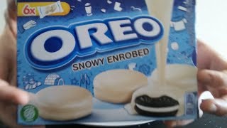 Snowy Enrobed Oreos Review [upl. by Verneuil674]