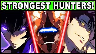 ALL 5 NATIONAL LEVEL HUNTERS EXPLAINED amp RANKED Strongest Hunters in Solo Leveling [upl. by Nrehtac]